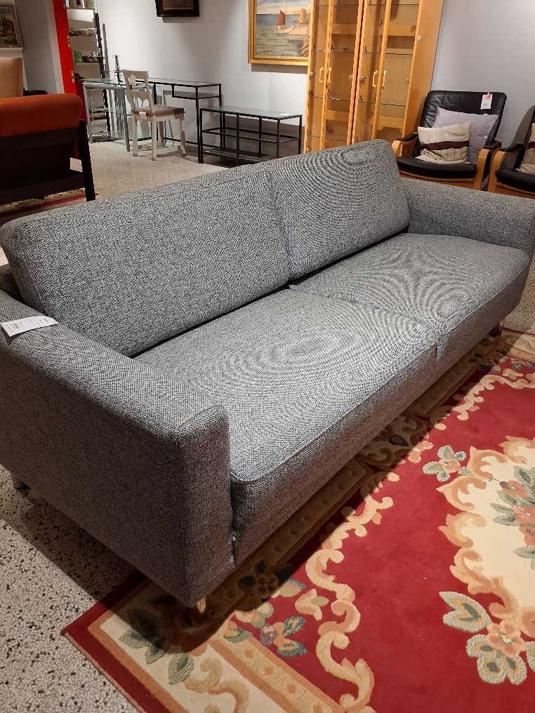 (4079) 3 pers. Grå sofa